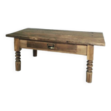 Vintage solid wood coffee table