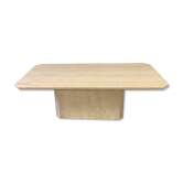 Coffee table in travertine