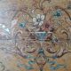 OLD ART NOUVEAU VARNISHED WOODEN TRAY WITH PAINTED DECORATION