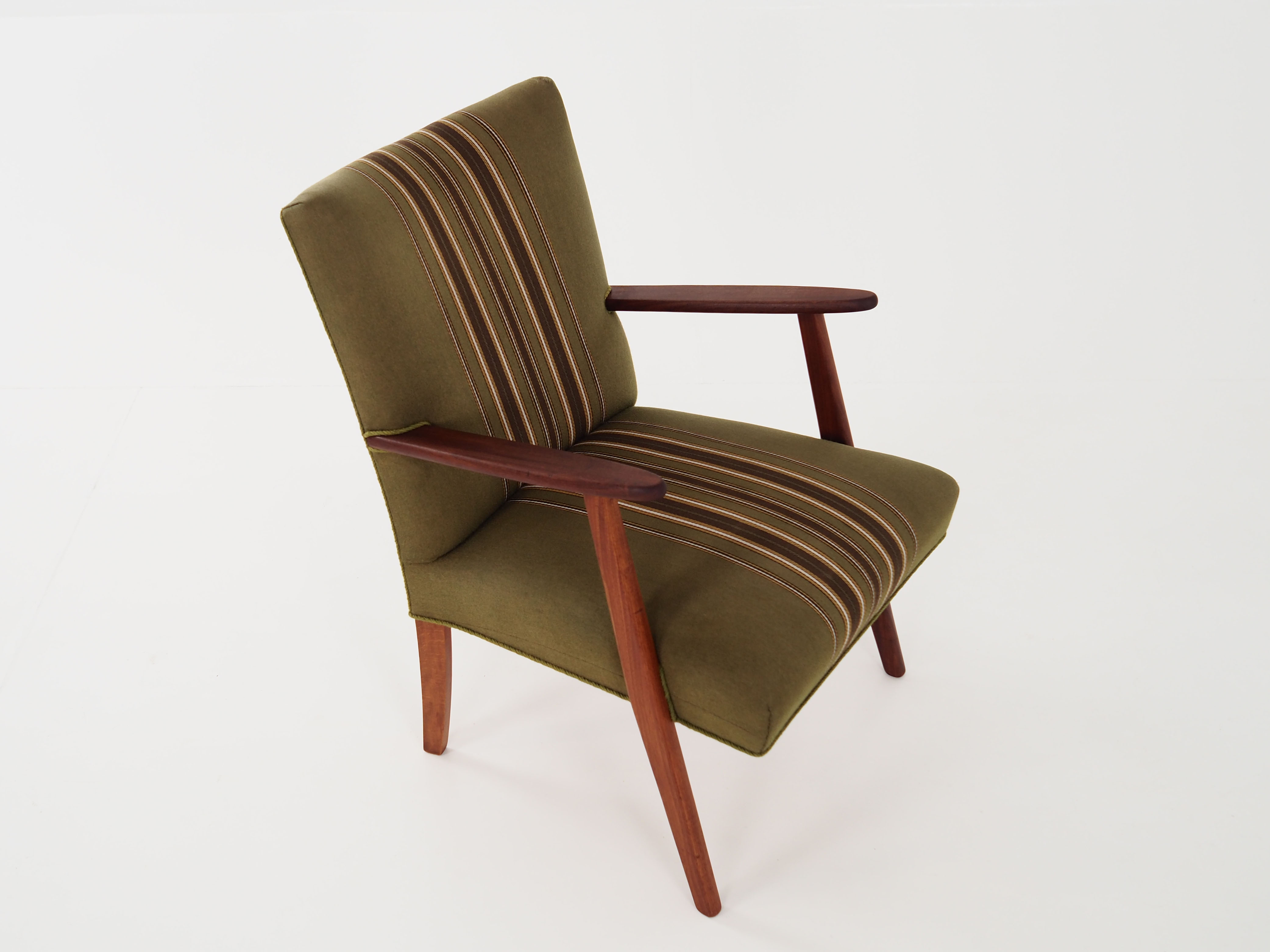Armchair, teak construction, Scandinavian design of the 70s