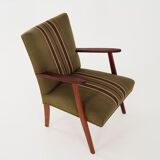 Armchair, teak construction, Scandinavian design of the 70s