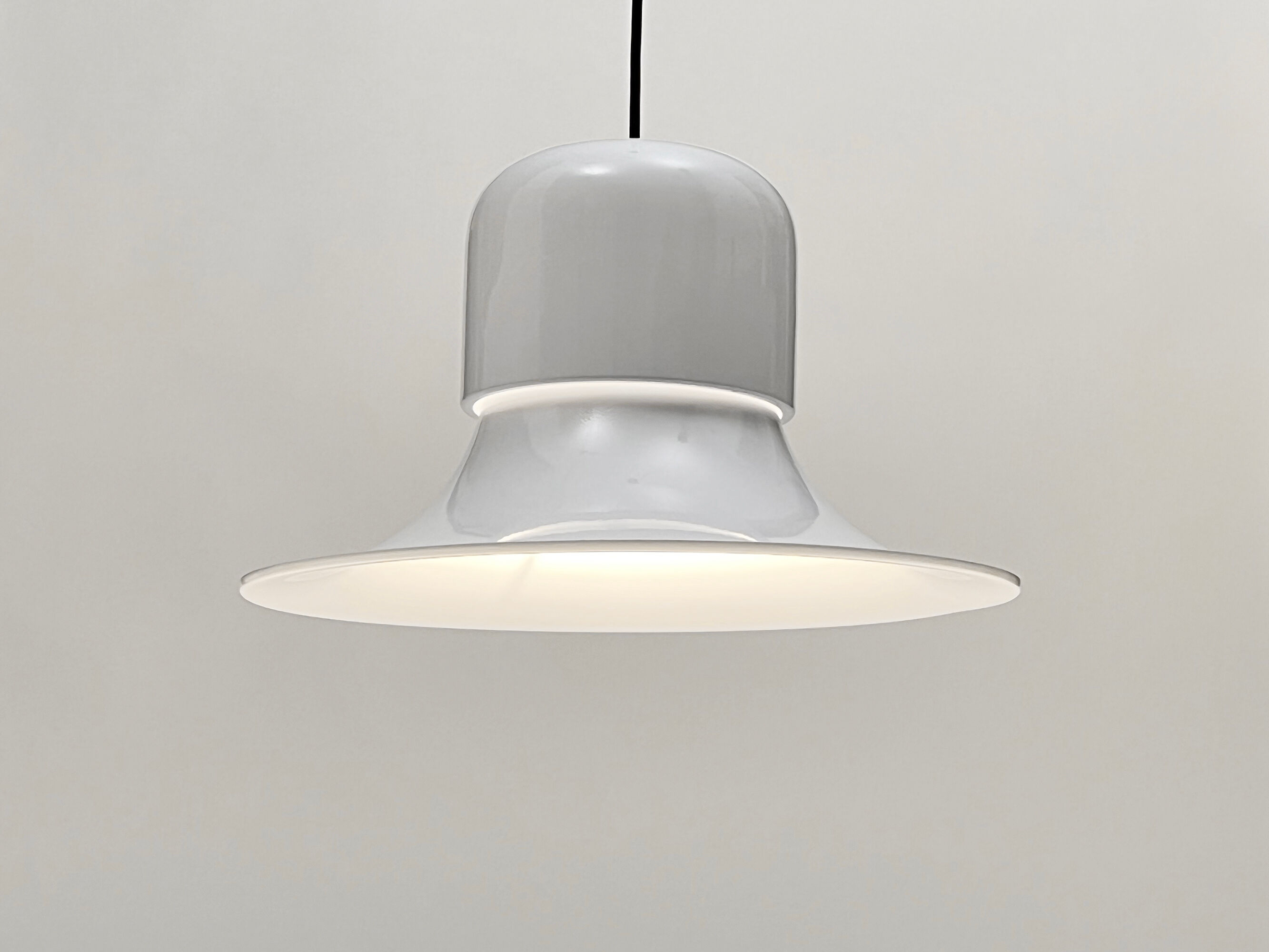 Pendant lamp model "the hat" design Joe Colombo, edited by Stilnovo 1969