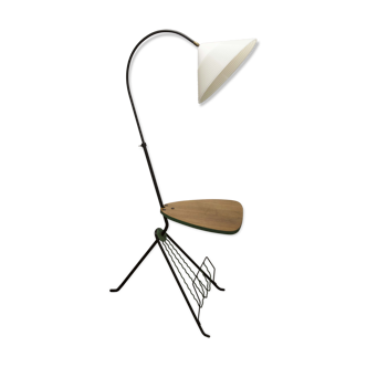 Floor lamp tripod Tablet door magazine 50 s