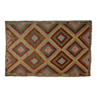 Anatolian handmade kilim rug 310 cm x 211 cm