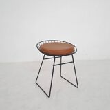 Cees Braakman for Pastoe KM05 metal wire stool, The Netherlands 1958