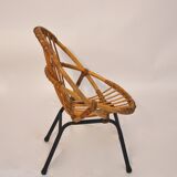 Rattan chair child 60s