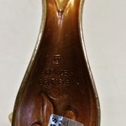 Pair of true bronze wall lamps