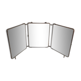 Triptych barber mirror to pose or hang 1900