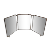 Miroir de barbier triptyque à poser ou à suspendre 1900