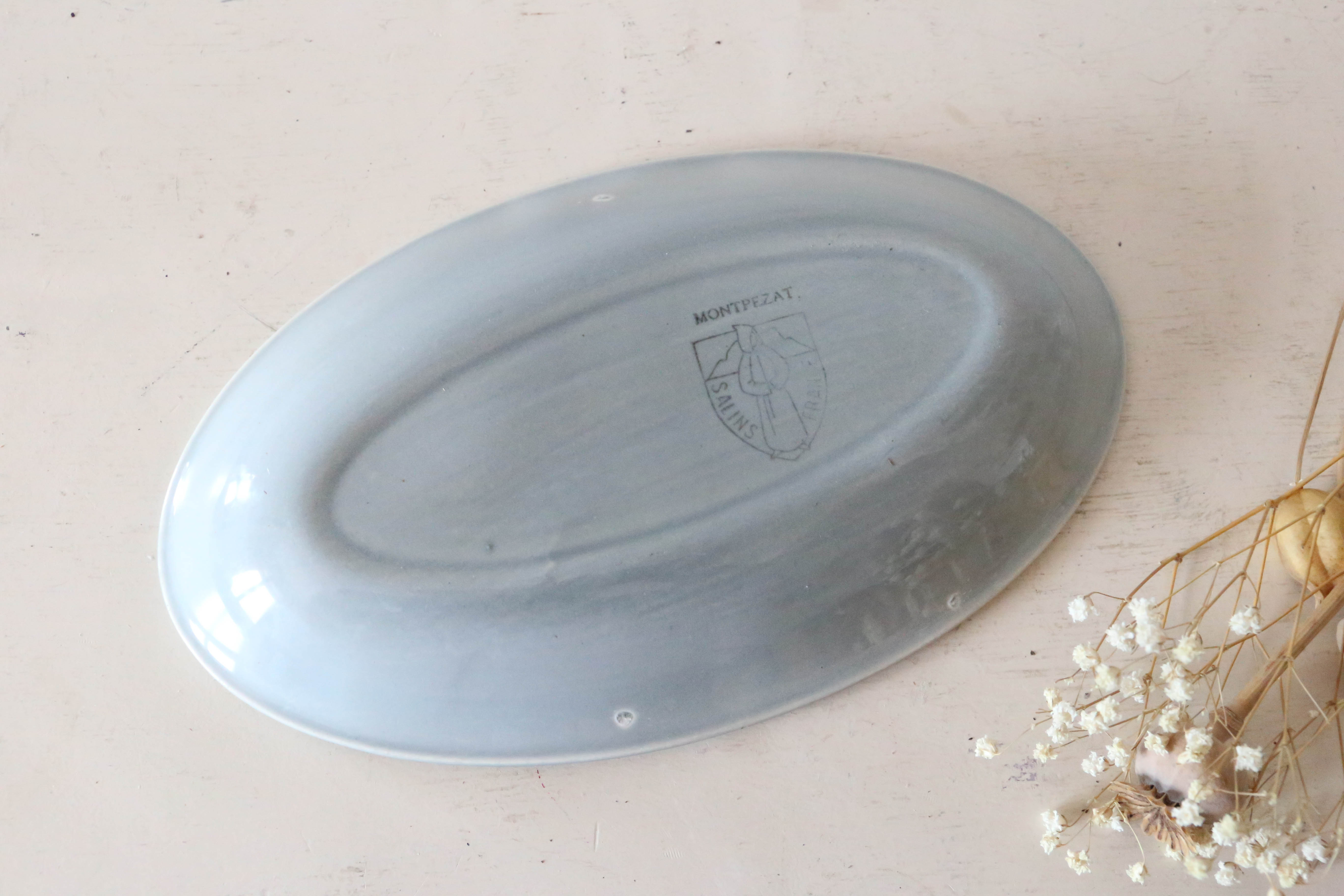 Ravier in ceramic Salins, 70', Manufacture Française