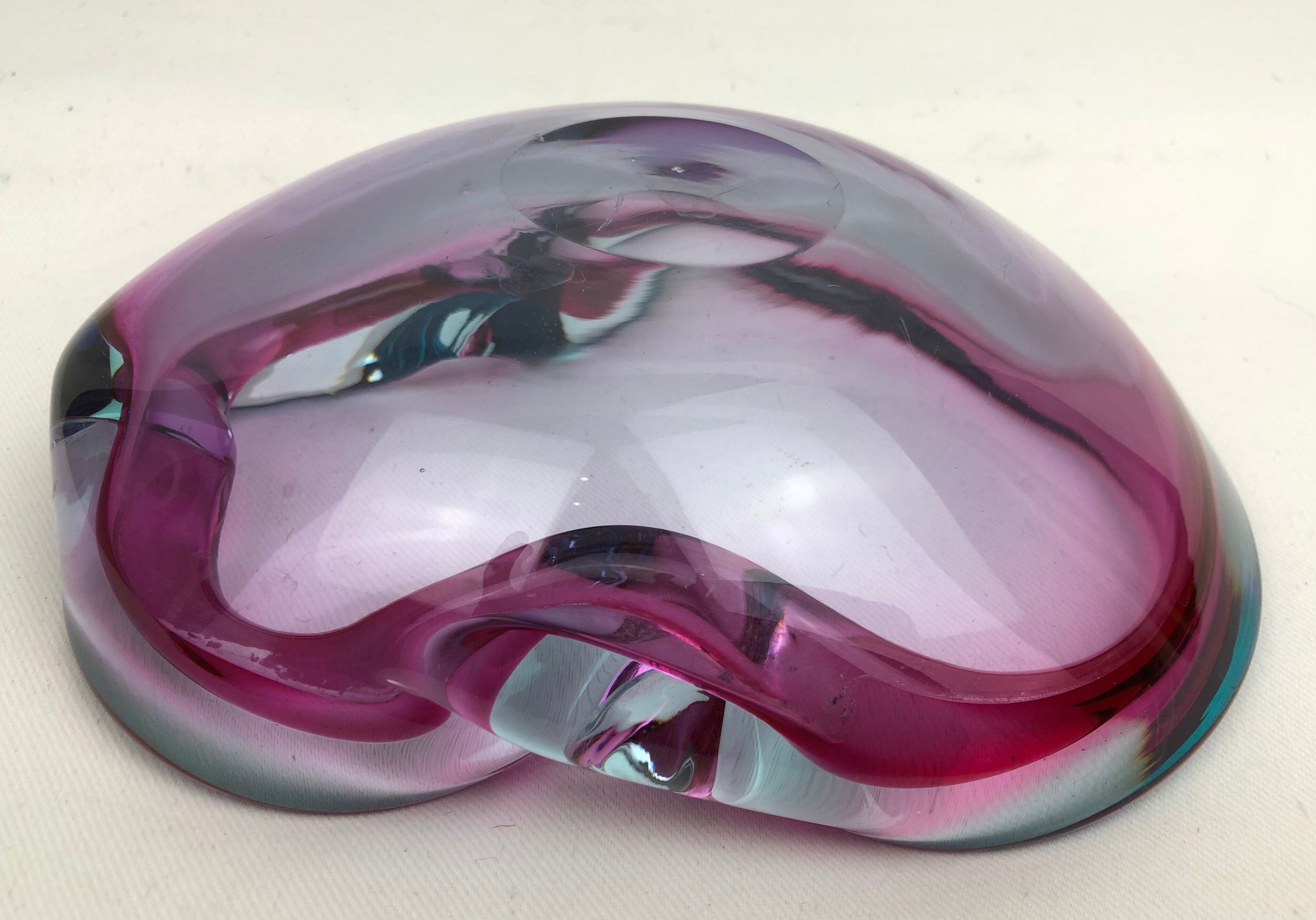 Vintage ashtray by Flavio Poli, Murano