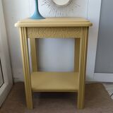 Yellow art deco console