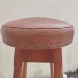 Paire de tabourets de bar vintage