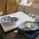 Lot of 2 oyster-shaped bowls.