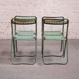 4 chairs of bleachers