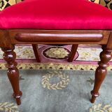 Suite of 6 english mahogany chairs 19th restored
