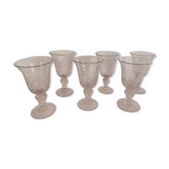 Set of biot foot glass 16 cm