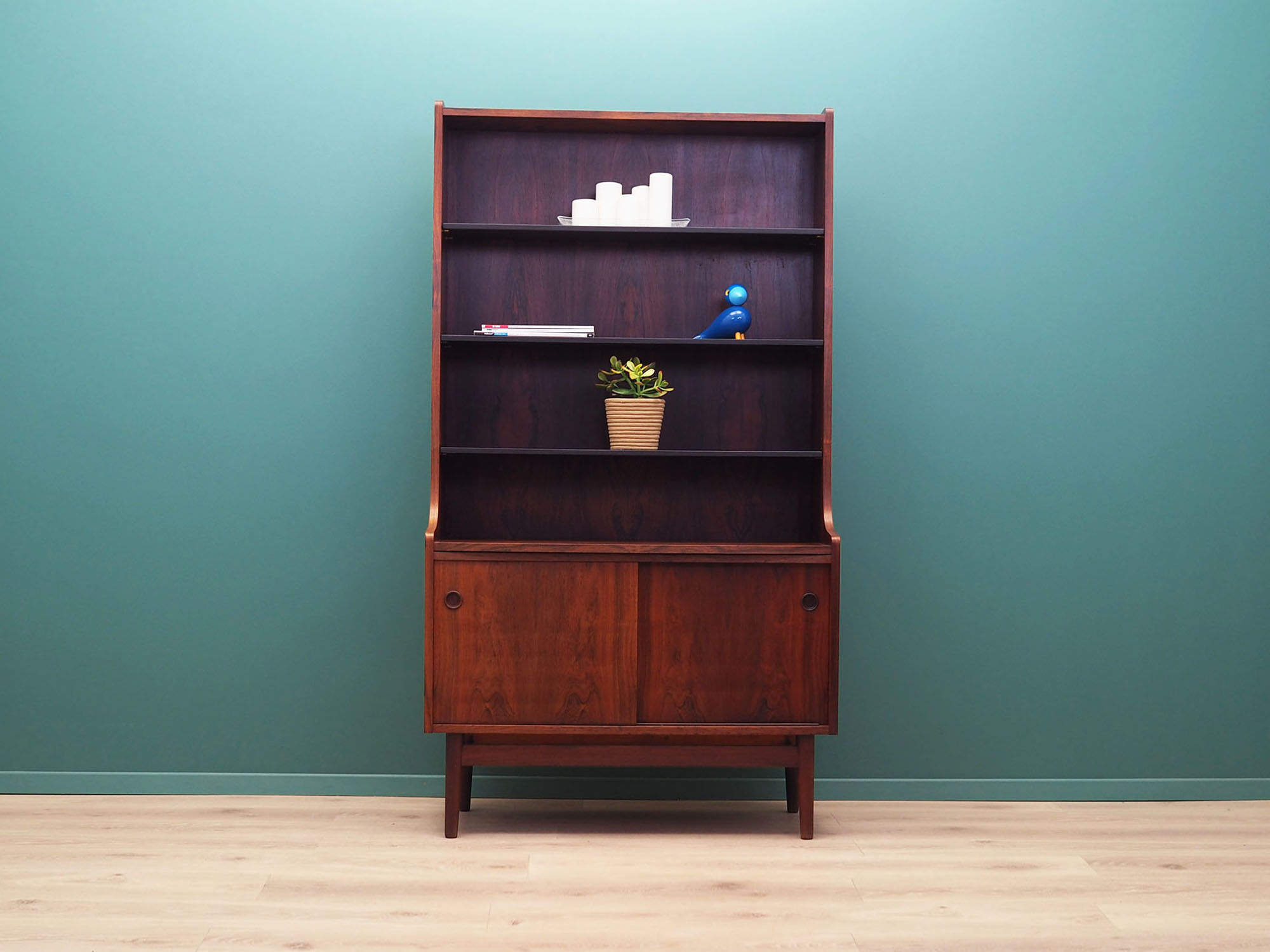 Rosewood bookcase, Danish design, 1960s, designer Johannes Sorth, production Bornholm