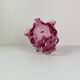 Large empty pocket or vintage pink Murano glass vase