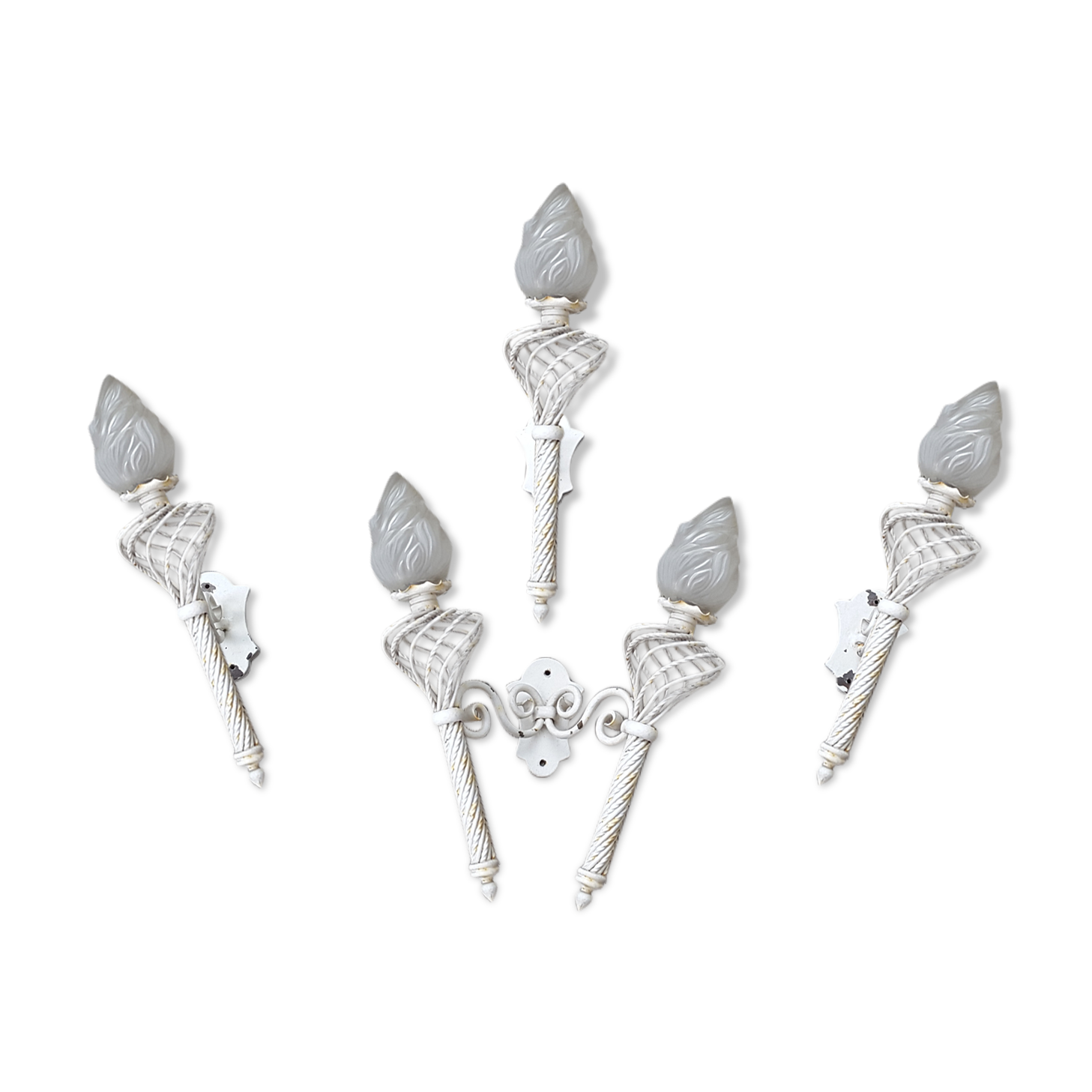 Wrought iron appliques