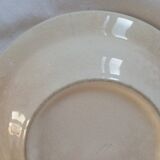 Assiettes creuses Gien Prairie torchon vert Vintage
