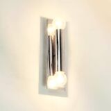 Pair Of Mid Century Sputnik Chrome Wall Lamps From Doria, Germany, 1970s