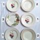 Vintage Gien and St Amand soup plates