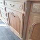 Low buffet in solid cherry wood renovated – Louis XV style – 250 cm