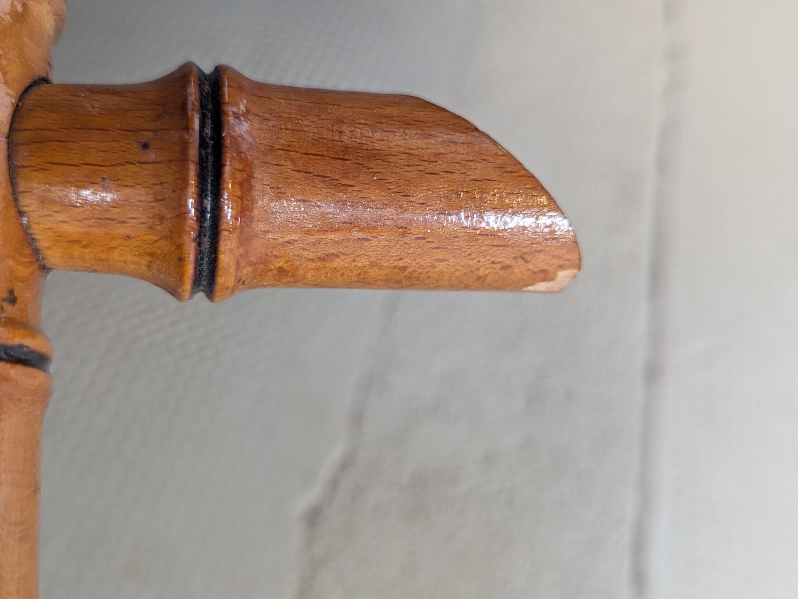 3 bamboo-look mirrors