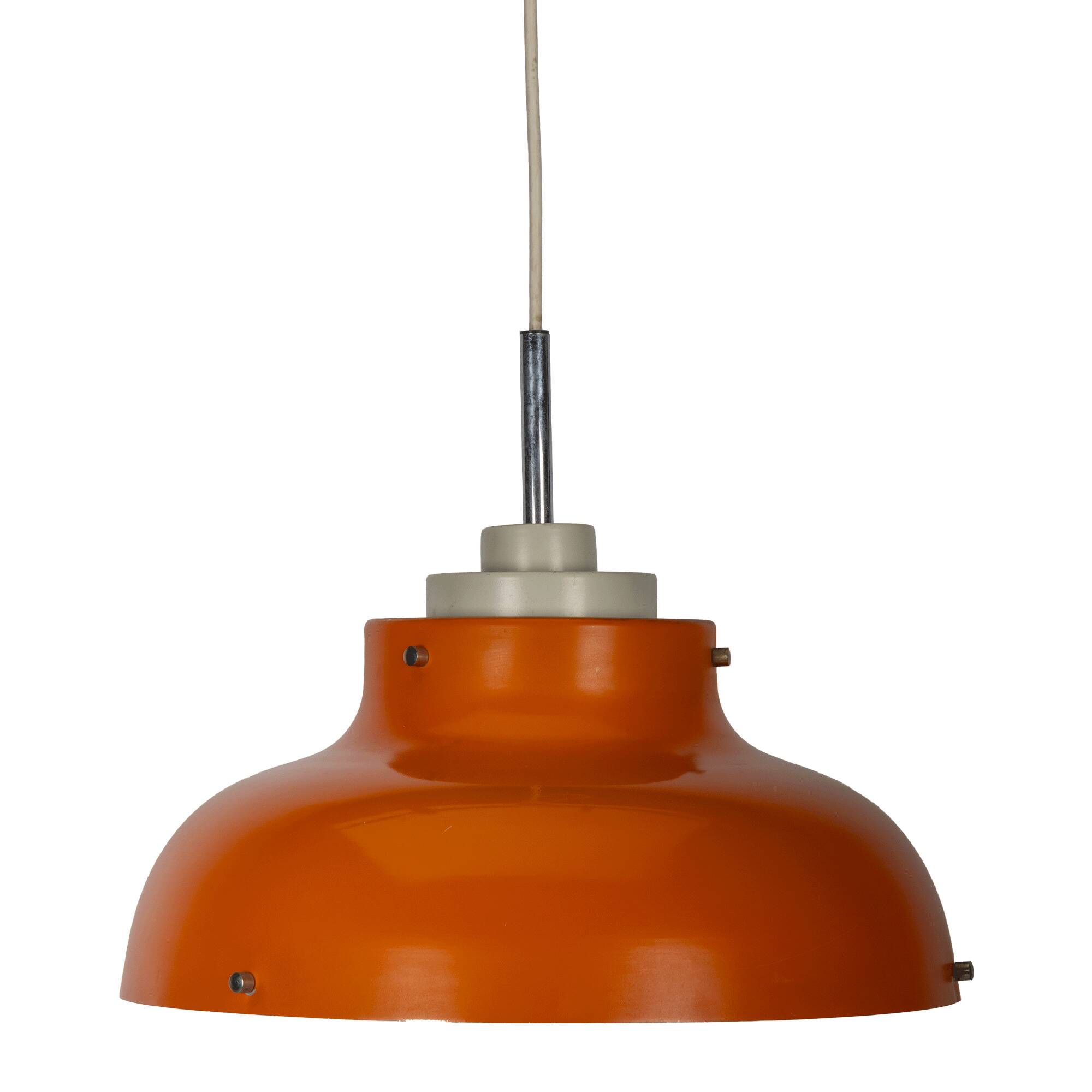 Orange Scandinavian Pendant Lamp