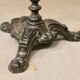 Bistro table with cast iron base