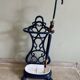 Enamelled cast iron umbrella stand from the early 20th century.