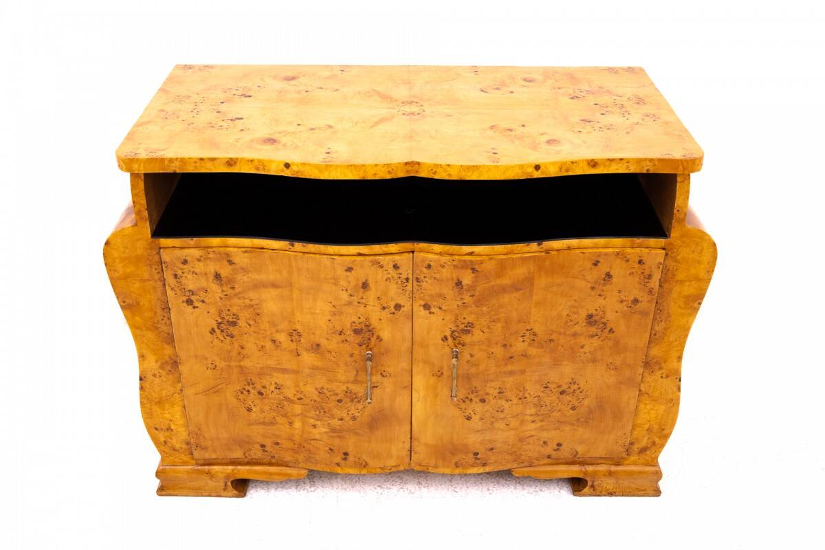 Art Deco chest of drawers from the 1940s, Poland.