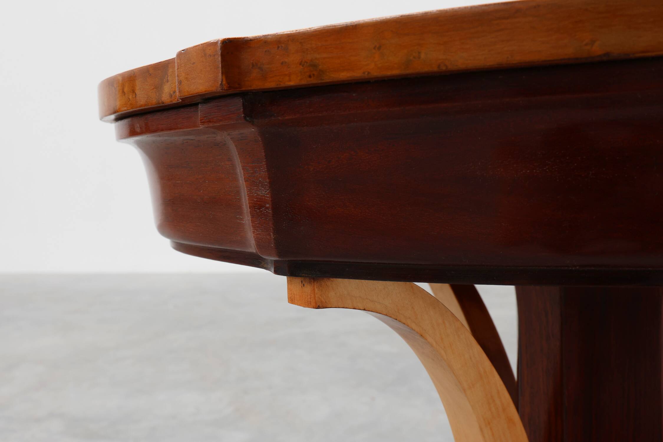 Art Deco side table in wood, France ca. 1930