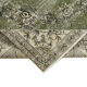 Anatolian handwoven rustic 1970s beige carpet 213 cm x 300 cm