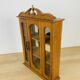 Etagère vitrine miniature bois et verre, vintage