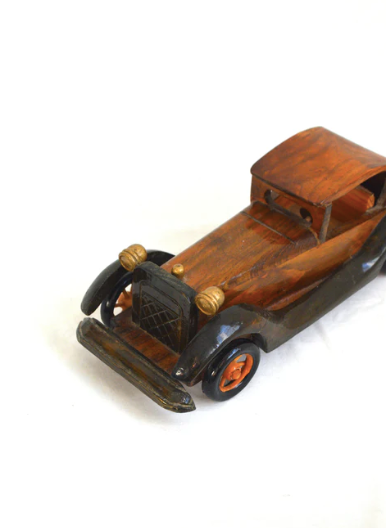 Vintage wooden car