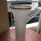 Vase feuille d'or