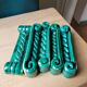 Set of 11 Vallauris glazed porcelain knife holders