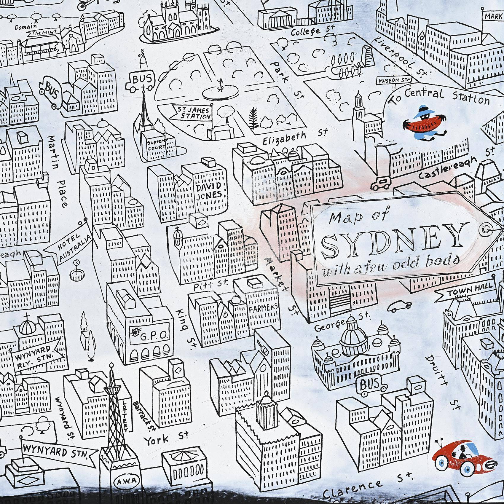 Enamelled coffee table by Bernard Hesling, Sydney, circa 1970