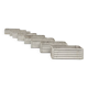 Set of 8 fiber cement planters