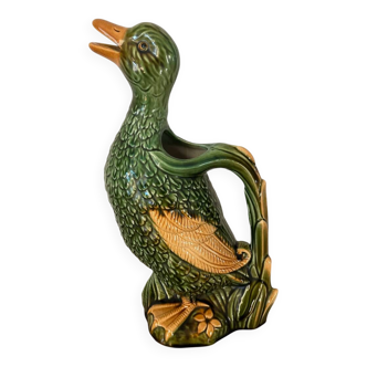 Vintage duck-shaped zoomorphic jug