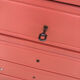 Vintage terracotta chest of drawers