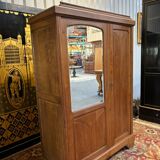 Art deco oak wardrobe