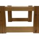 Vintage coffee table pinewood minimalist 1970s
