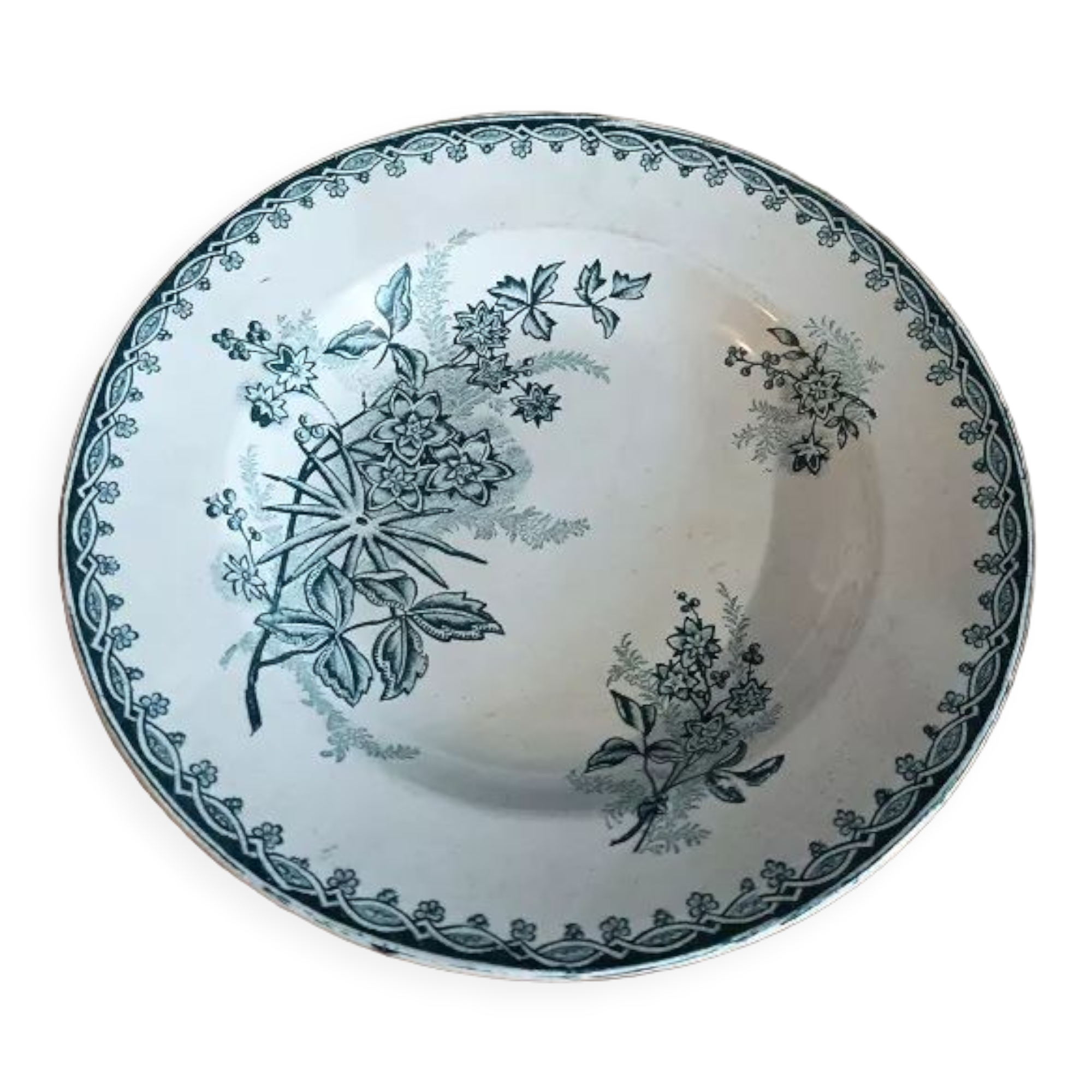 Plate Hollow iron earth Margot