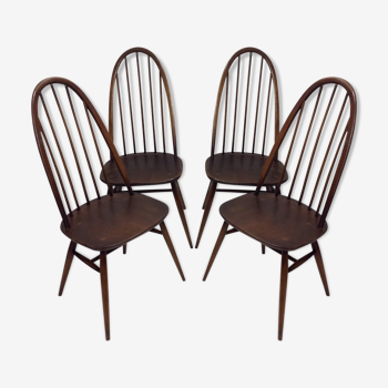 Série de 4 chaises Ercol