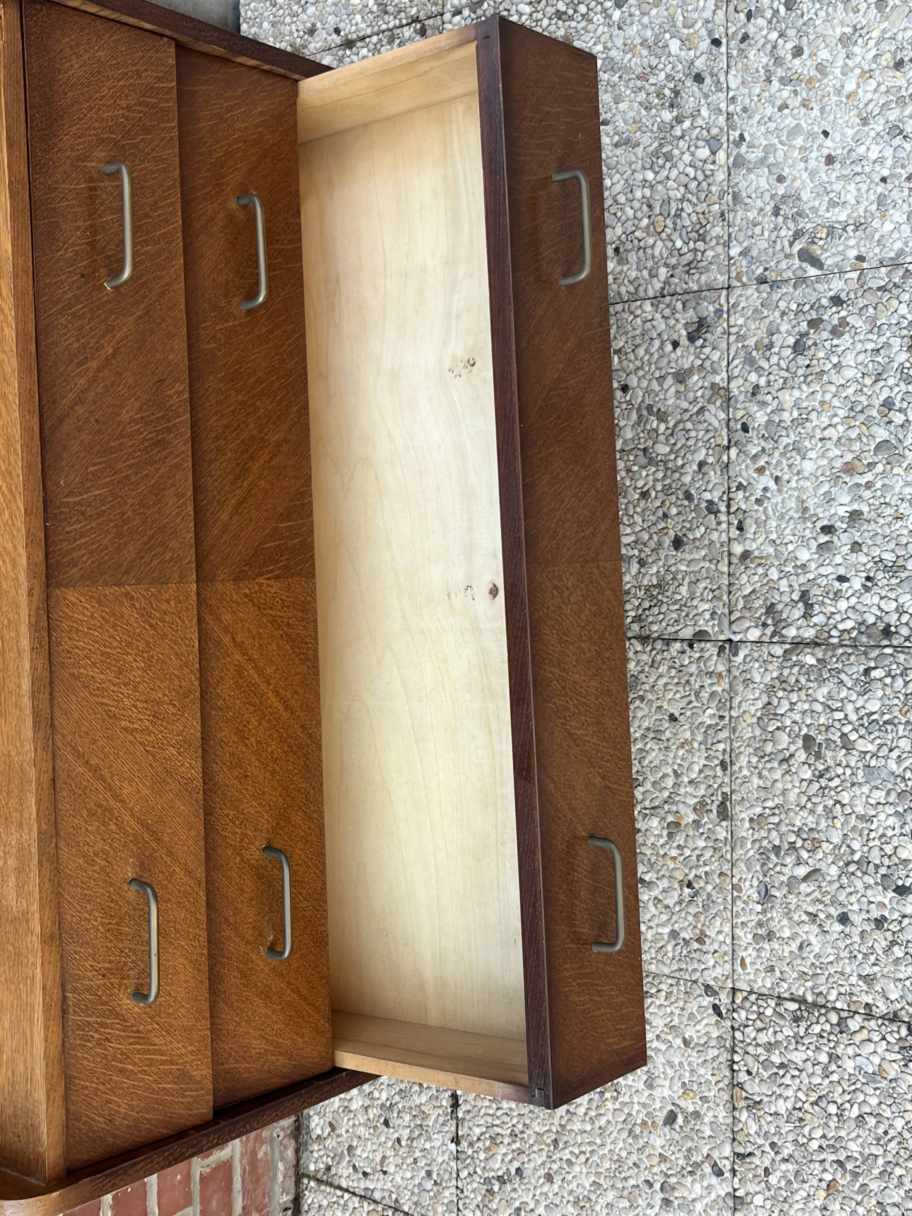 Commode vintage pieds compas