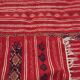 Red Berber kilim handmade carpets 200x118cm