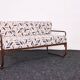 Bauhaus-style tubular steel sofa with hand-paint veneer pattern, 20s